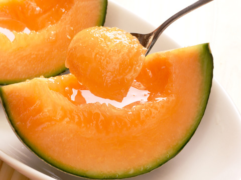 【茨城県 旭村産】 アンデス&クインシーメロン詰め合わせ（各2玉）