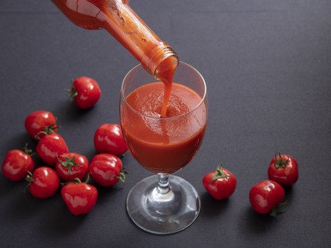 『希少』チェリートマト使用　濃厚な甘さ！赤いチェリートマトジュース180ml×5本入
