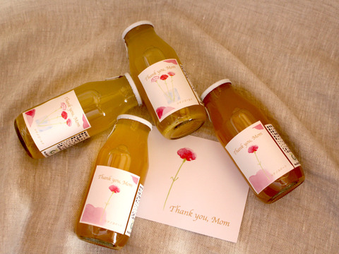 【母の日ギフト】【メッセージカード付き】りんご100％ストレートジュース180ml飲みきりサイズ10本入り〜シナノスイート&シナノゴールド〜