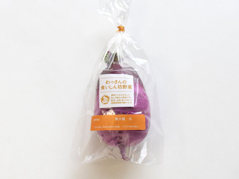 和らぎ農法　紫大根　大（1～2本）