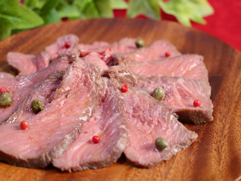 【セット:ドラム600g+生ハム】牧場長一押し!旨味No.1【牛フィレ?馬肉?】【ダチョウ肉ドラム】