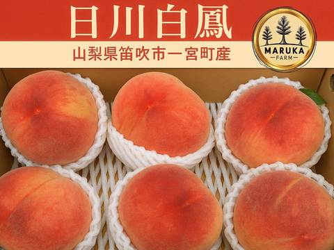 🌟【山梨県笛吹市産】桃プレミアム日川白鳳 2.0kgセット🌟：山梨