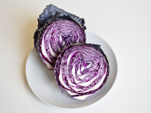 和らぎ農法　紫キャベツ（1玉）