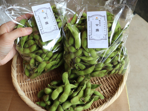 【良品】◎自然栽培◎山形県鶴岡特産「茶豆えだまめ」3kg
