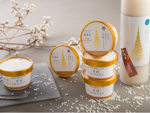 発売記念 商品50 Off 期間限定 船橋屋くず餅乳酸菌入り甘酒ミルクアイス発売開始 更に身体を気遣った砂糖不使用 無添加甘酒ミルクアイスクリーム 6種6個 化粧箱無し