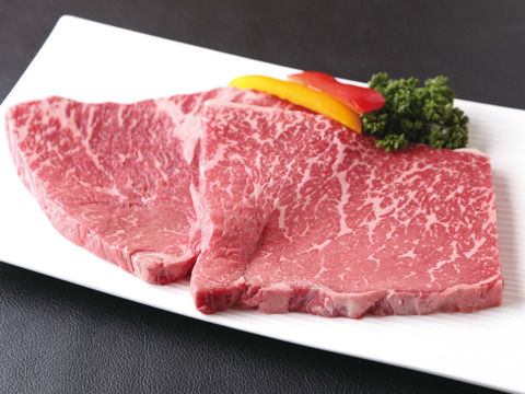 贅沢赤身ステーキ(もも)200g×2枚　最高級A5ランク佐賀牛