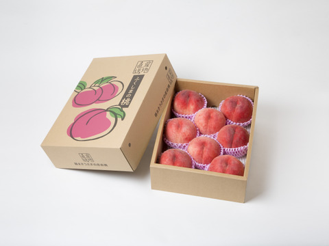 固い桃 おどろき 福島県伊達市産 3kg(9～11玉)