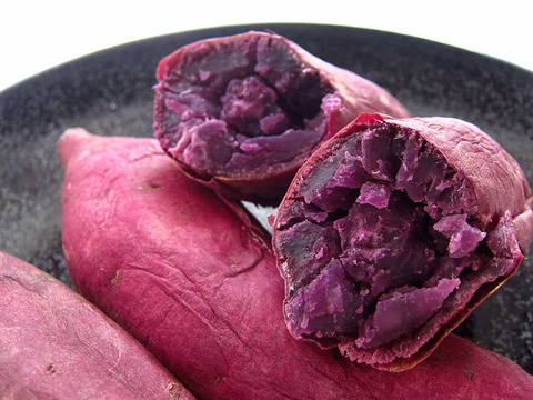 【訳アリ・加工用】さつまいも【ほくほく・ねっとり食べ比べ】【食べ比べ３種MIX(栗かぐや・紅はるか・パープルスイートロード)】 約4kg(13～25本)【数量限定】