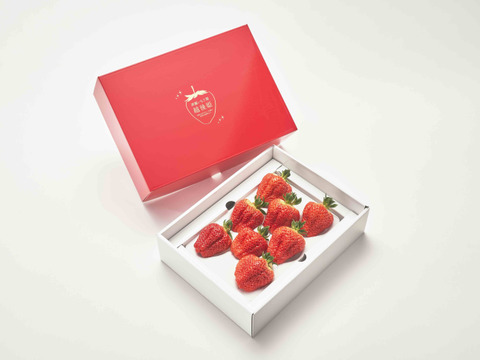 奇跡のいちご【ダイヤモンド越後姫 甘満の恵み】8粒  最上級品