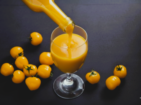 『希少』チェリートマト使用　フルーティーな味わい！黄色いチェリートマトジュース180ml×5本入