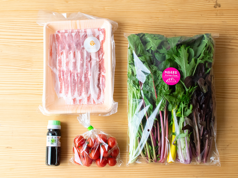 【夏ギフト】【Sサイズ】冷しゃぶサラダセット (２～３人前)