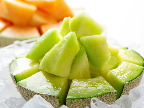 【令和5年 品質優良賞受賞】生産量日本一！茨城県産 アールスメロン【特秀】2玉