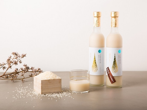 【母の日ギフト】特別栽培米の新米とくず餅乳酸菌でつくった大吟醸甘酒 2本セット(540g×2)ノンアルコール・無添加 ギフトにもおすすめです!