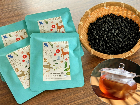 【プチギフトに☆彡】夕焼け黒千石大豆茶《希少種＆自然栽培》【送料一律360円・ポスト投函】