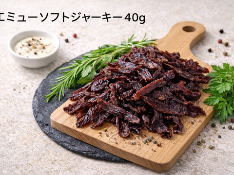 エミュー肉ソフトジャーキー　40g　×　5個