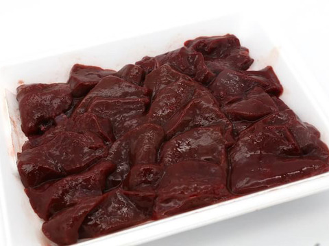 兵庫県産黒毛和牛（経産牛）「牛レバー（焼肉用）200g/パック×２」