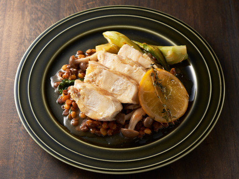 お試し！鮮度そのまま冷凍 みつせ鶏瞬冷むね肉500g