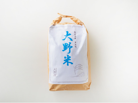 【農薬節減率90％の名水米】白米5キロ+玄米5キロ・熊本産大野米