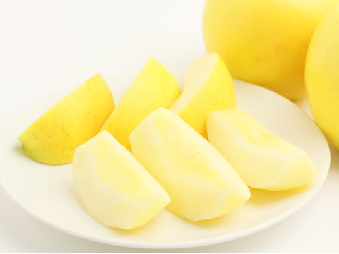 【特別栽培認証取得】シナノゴールド5kg　酸味が爽やかで果汁たっぷり🍏良品・家庭用ミックス 農薬5割減＆化学肥料不使用 青森県産黄りんご　スマフレ貯蔵