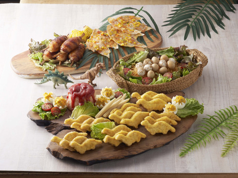 子どもに大人気！かわいい国産鶏の恐竜チキンナゲット500g×2p