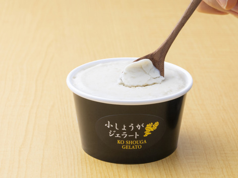 生姜×豆乳×ジェラートの新感覚スイーツ♪口に入れた瞬間広がる、小しょうがの風味と豆乳のクリーミーな味わい