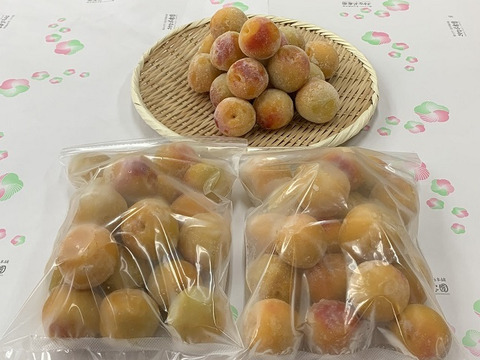 最も優遇 大粒の南高梅を冷凍し風味そのままお届け！！（1kg×4袋入 果物