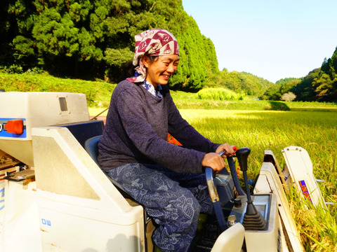 令和７年度産自然栽培新米　熊本県菊池産　森のくまさん　玄米１０ｋｇ