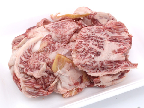 【牛すじカレーセット】赤身肉付の牛すじ肉500ｇとじゃがいも１kg（メークイン：土付き）セット