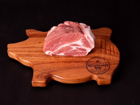 茨城で育った　目利き肉　《だいじょ豚》　肩ロースブロック　肉塊500g  ステーキや低温調理に最適