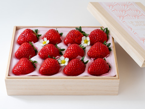 ✨️🏆[全国いちご品評会銀賞]🍓✨️木箱(中サイズ)✨