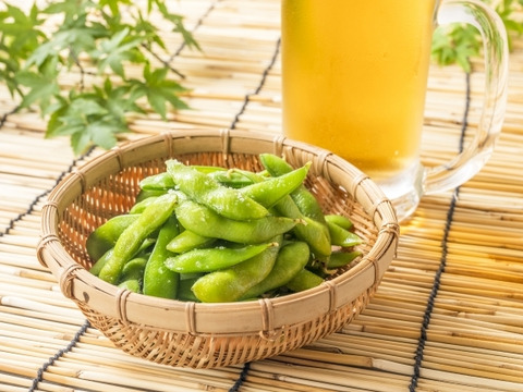 冷凍便！生のまま冷凍しました！茶豆風味の枝豆【英】4袋入り