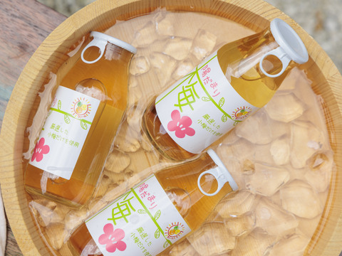 【自然栽培】梅ドリンク 30％うめ果汁入り飲料（180ml×8本セット）