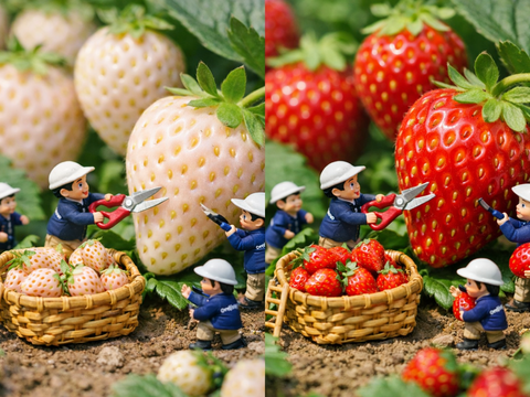 奈良発☆古都華×ゆきぼたん(各1Ｐ)　250g×2Ｐ