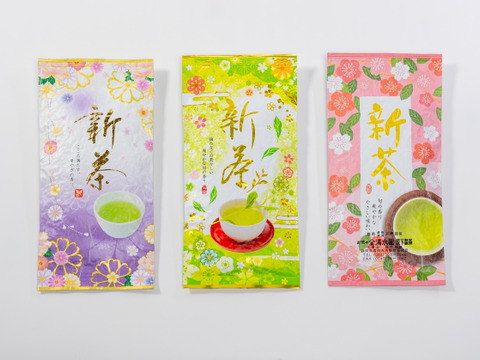 【新茶】川根茶　上級煎茶あさぎり100ｇ袋×３袋セット(５月10日以降発送予定)