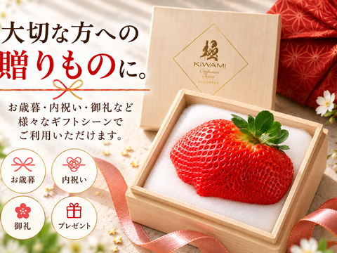 予約販売 2026年11月下旬～順次発送】特大あまおう苺「極」80g ギフト