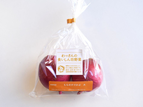 和らぎ農法　もものすけかぶ　大（2～6個）