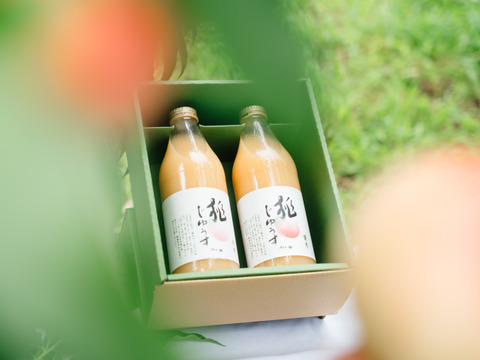【冬ギフト】桃100%ジュース2本＜今だけ昨今シーズン飲み比べ＞