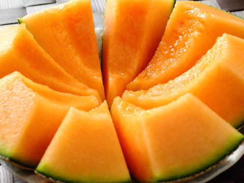 【茨城県 旭村産】 イバラキング&クインシーメロン詰め合わせ【2玉】