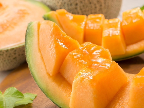 【茨城県 旭村産】クインシーメロン 2玉