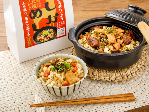 【母の日ギフト】鹿肉ほろほろ「鹿めし」炊き込みご飯の素　2合炊き用【メッセージカード付き】