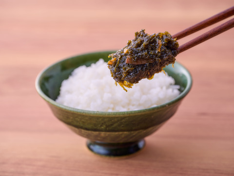 【生食感】おびすやのピリカラ青のり佃煮　180g×4p