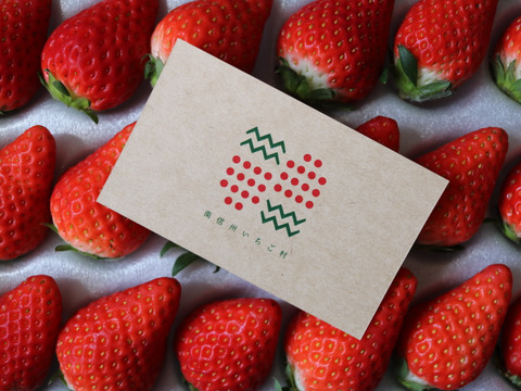 【贈答品1箱】拘りたっぷりのイチゴを大切な人に贈ろう【秀品いちご2人分】