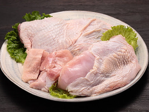 五島地鶏 ガラっと味にこだわりたい!?モモ肉ムネ肉セットに鶏ガラでおいしさアップ!