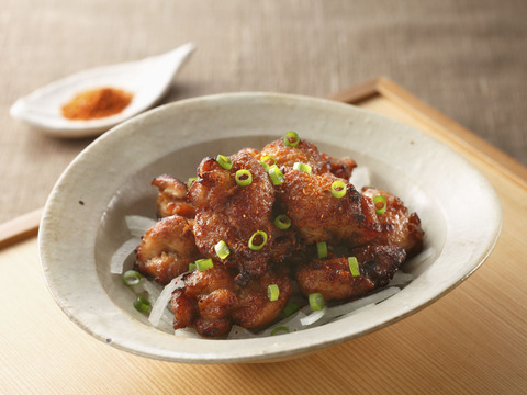 そで肉のピリ辛仕立て！レンジで簡単！みつせ鶏やみつき山賊焼き 計800g