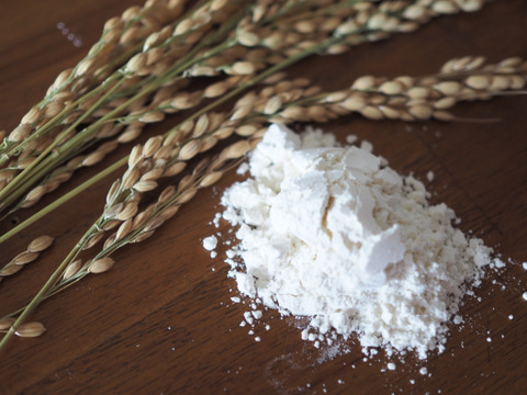 【自然栽培ミズホチカラ】パンづくりに最適な自然栽培米粉１Ｋ