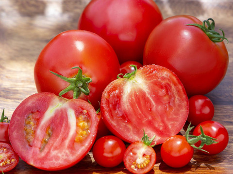 甘熟トマトの詰め合わせセット【大玉20個＆ミニ250ｇ×２】