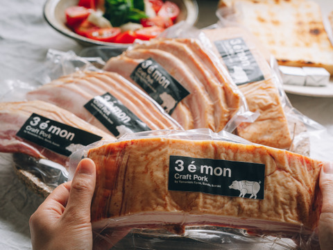 【ご家庭用】乾塩ベーコン500gブロック