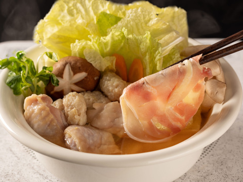 小分けで便利！みつせ鶏 もも・むね しゃぶしゃぶ食べ比べセット（計700g）