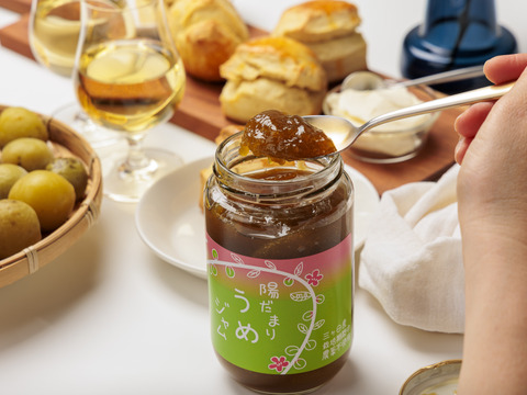 甘酸っぱい　梅ジャム 380g 栽培期間中農薬不使用 南高梅限定使用