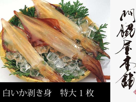 【謹製】ケンサキイカ/白イカ剥き身/胴体のみ/極みシリーズ/150~200g/原体500～600g【冷凍】
